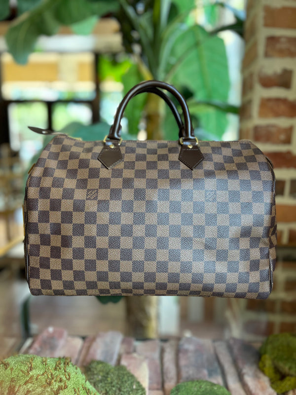 Louis Vuitton Damier Azur Speedy 35 Bag