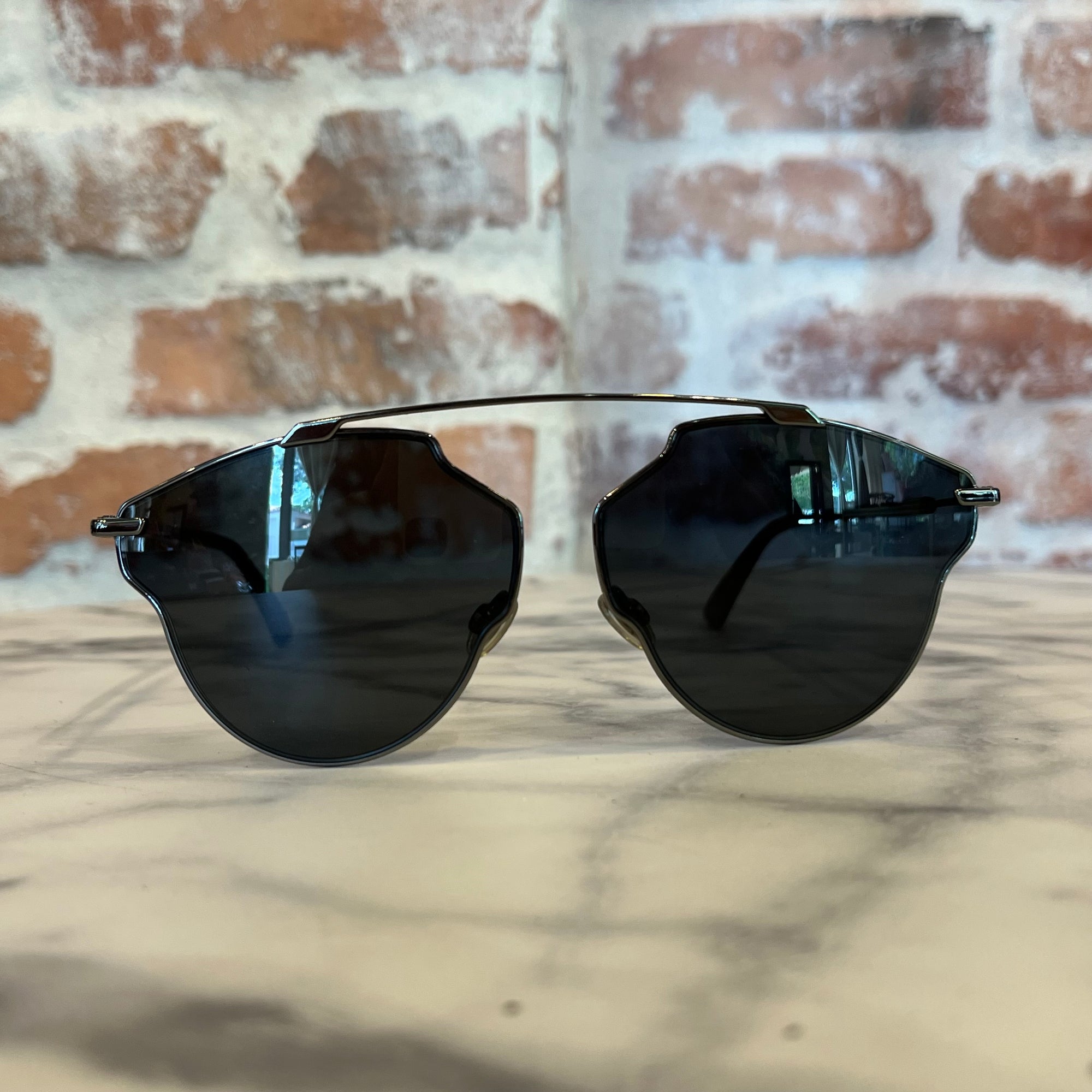 DIOR Black/Brown Tortoise So Real pop Sunglasses