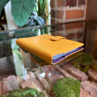 LOUIS VUITTON Yellow Epi Leather Agenda Cover