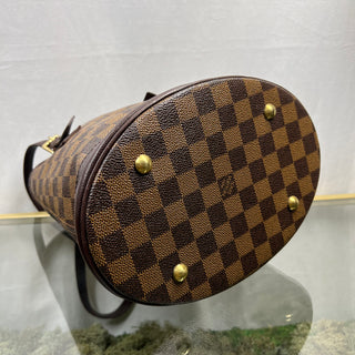 LOUIS VUITTON Marais 23 Damier Ebene Canvas Vintage Bucket Bag