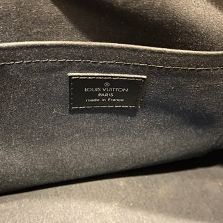 LOUIS VUITTON Bowling Montaigne GM Black Epi Leather Satchel Bag