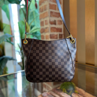 LOUIS VUITTON South Bank Damier Ebene Canvas Crossbody