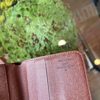 LOUIS VUITTON Portefeuille Celeste Trifold Brown Monogram Canvas Wallet
