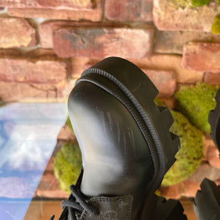 GUCCI Apollo Calfskin GG Supreme Nappa Samoa Quilted Lace Up Ankle Boots 39(9US)