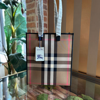 BURBERRY Vintage Check Top Handle Bag