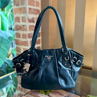 PRADA Prugna Soft Calf Easy Tote