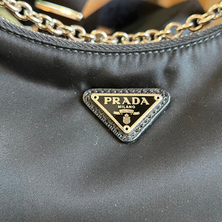 PRADA 2005 Re-Edition Black Re-Nylon Crossbody Bag