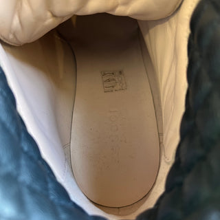 GUCCI Apollo Calfskin GG Supreme Nappa Samoa Quilted Lace Up Ankle Boots 39(9US)