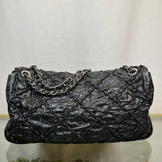 CHANEL Ultra Stitch Black Flap Bag ADI1099