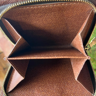 LOUIS VUITTON Portefeuille Celeste Trifold Brown Monogram Canvas Wallet