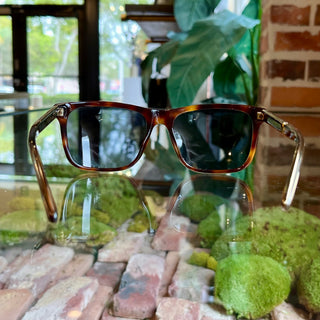 GUCCI GG0381S Brown Tortoise Square Acetate Sunglasses