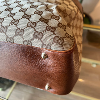 GUCCI GG Canvas Top Handle Bag
