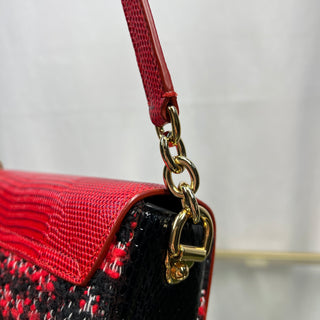 DOLCE & GABBANA DG Millennials Mini Red Tweed Crossbody