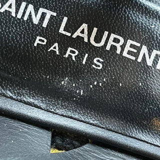 SAINT LAURENT Black Tribute Espadrilles SZ 40 (US 10)