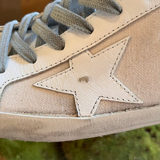 GOLDEN GOOSE Superstar Private Edt White/Pink Canvas Sneakers SZ 38 (US 8)