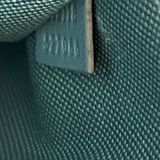 GUCCI Small Light Blue Patent GG Emblem Bucket Bag