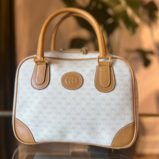 GUCCI Vintage Micro GG Monogram Handle Bag