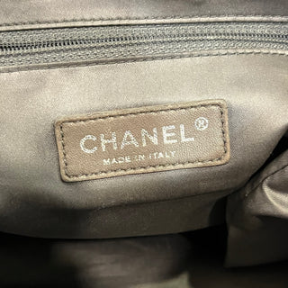 CHANEL Reissue Accordion Gray Lambskin Quilted North South Tote Bag