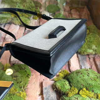 LOEWE Barcelona Shoulder Bag Vintage Canvas Shoulder Bag