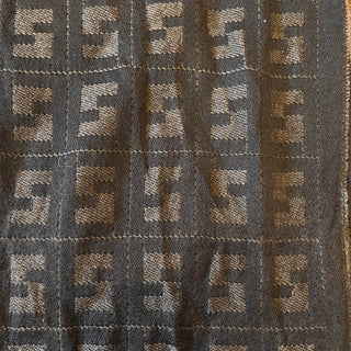 FENDI FF Brown Wolf Scarf