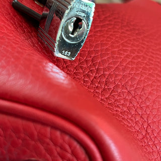 HERMÈS Picotin Lock 18 PM Rouge Casaque Taurillon Clemence Bag
