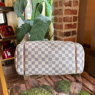 LOUIS VUITTON Totally MM Damier Azur Canvas Tote