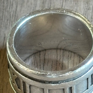 TIFFANY & CO Roman Numeral Ring Size 6