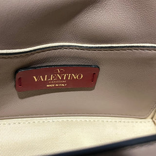 VALENTINO GARAVANI Mini Rockstud Pink Smooth Leather Crossbody Bag