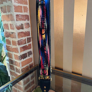 DIOR Multicolored Embroidered Floral Strap