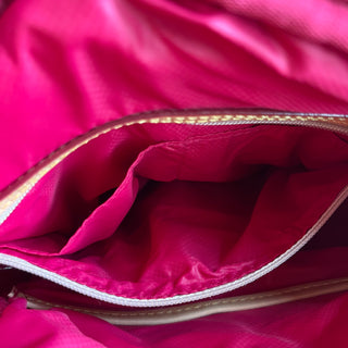 MZ WALLACE Quilted Pink Nylon Crossbody