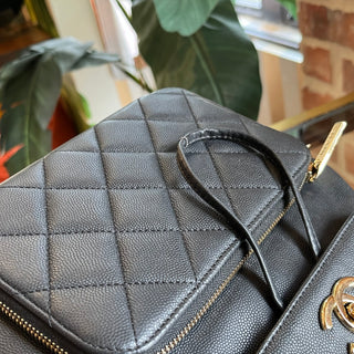 CHANEL Business Affinity Black Caviar Leather Affinity Backpack