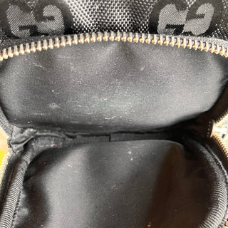 GUCCI Off The Grid Black Econyl Nylon Monogram Crossbody Shoulder Bag