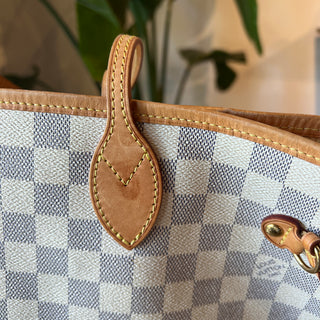 LOUIS VUITTON Damier Azur Neverfull MM