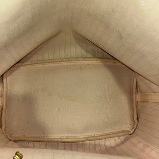 LOUIS VUITTON Neverfull MM Damier Azur Canvas Tote Bag