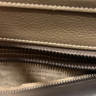 CELINE Luggage Micro Grey Drummed Calfskin Tote