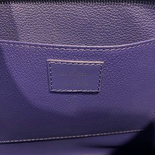 LOUIS VUITTON Purple Epi Leather Toiletry Pouch