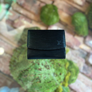 LOUIS VUITTON Epi Wallet Black