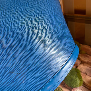LOUIS VUITTON Saint Jacques Toledo Blue Epi Leather Vintage Tote Bag