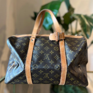 LOUIS VUITTON Vintage Monogram Sac Souple Travel Duffle Bag