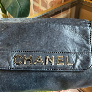 CHANEL Rock and Chic Accordion Black Lambskin Shoulder Bag