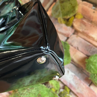 PRADA Galleria Black Patent Leather Tote