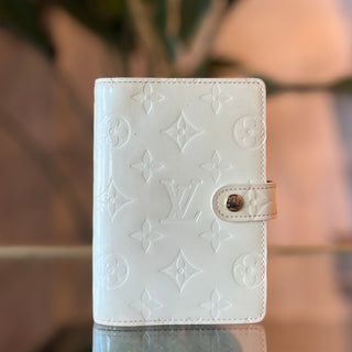 LOUIS VUITTON Vernis Cream Agenda PM