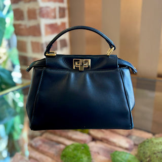FENDI Black Mini Peekaboo