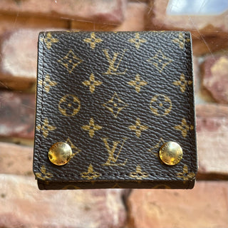 LOUIS VUITTON Small LV Monogram Folding Jewelry Case SM0074