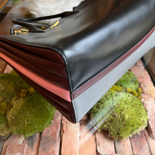 PRADA City Calf Bibliotheque Accordion Tote Bag