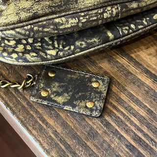 DOLCE&GABBANA Gold Leather Top Handle Bag