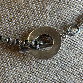 DOLCE AND GABBANA Logo Charm Collar Necklace