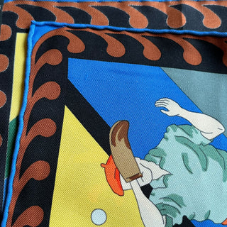 HERMES Pilotari 90CM Mulitcolor Silk Scarf