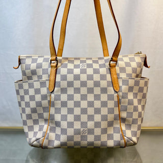 LOUIS VUITTON Totally PM Damier Azur Canvas Tote Bag