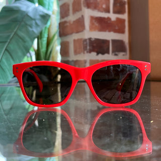 KENZO KZ40161L Red Acetate Wayfarer Sunglasses